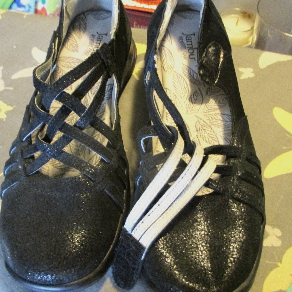 Jambu Black Montana Flats size 9M